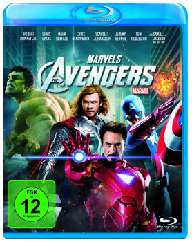 THE AVENGERS (Robert Downey Jr., Chris Evans) Blu-ray Disc