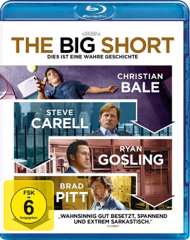 THE BIG SHORT (Christian Bale, Steve Carell) Blu-ray Disc