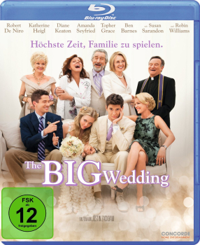 THE BIG WEDDING (Robert De Niro, Diane Keaton) Blu-ray Disc