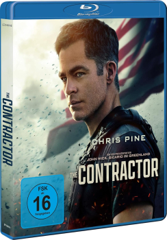 THE CONTRACTOR (Chris Pine, Kiefer Sutherland) Blu-ray Disc