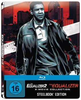 THE EQUALIZER 1+2 (Denzel Washington) 2 Blu-ray Discs, Steelbook