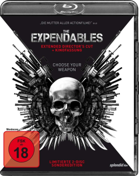 THE EXPENDABLES (Extended Director' Cut + Kinofassung) 2 Blu-ray Discs