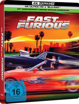 THE FAST AND THE FURIOUS (Vin Diesel) 4K Ultra HD + Blu-ray Disc, Steelbook