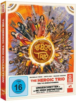 THE HEROIC TRIO 1+2 COLLECTION (Michelle Yeoh) 2x 4K UHD + 2 Blu-ray Discs