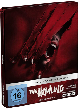 THE HOWLING (Dee Wallace, Patrick MacNee) 4K Ultra HD + Blu-ray Disc, Steelbook