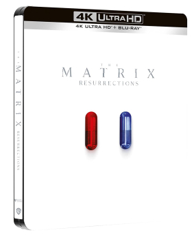 THE MATRIX RESURRECTIONS (4K Ultra HD + Blu-ray Disc) Steelbook, Import