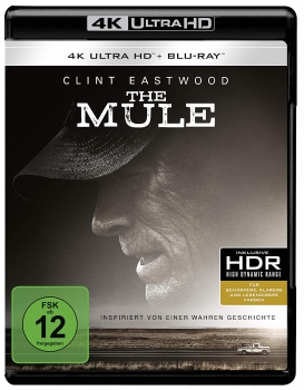 THE MULE (Clint Eastwood, Bradley Cooper) 4K Ultra HD + Blu-ray Disc