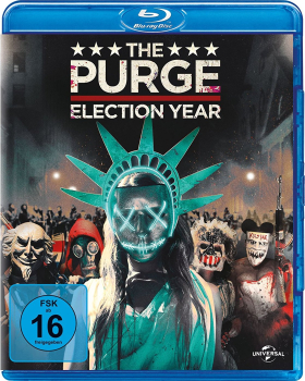 THE PURGE: ELECTION YEAR (Frank Grillo, Elizabeth Mitchell) Blu-ray Disc