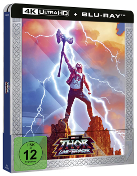 THOR: LOVE AND THUNDER (Chris Hemsworth) 4K Ultra HD + Blu-ray Disc, Steelbook