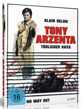 TONY ARZENTA, Tödlicher Hass (Alain Delon) 2 Blu-ray Discs, Mediabook