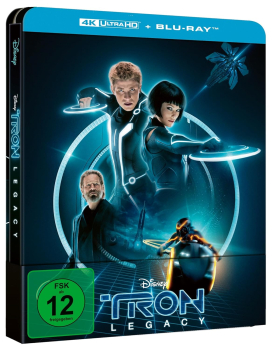 TRON: LEGACY (Jeff Bridges) 4K Ultra HD + Blu-ray Disc, Steelbook