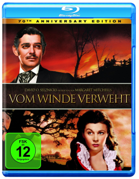 VOM WINDE VERWEHT (Clark Gable, Vivien Leigh) Blu-ray Disc