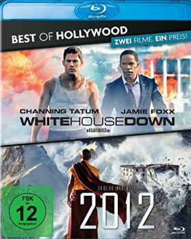 WHITE HOUSE DOWN (Channing Tatum) + 2012 (John Cusack) 2 Blu-ray Discs