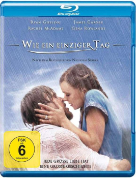 WIE EIN EINZIGER TAG (Ryan Gosling, Rachel McAdams) Blu-ray Disc