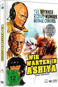 WIR WARTEN IN ASHIYA (Yul Brynner) 2 DVDs + Soundtrack-CD, Mediabook