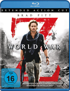 WORLD WAR Z (Brad Pitt, Mireille Enos) Blu-ray Disc