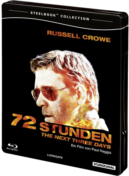 72 STUNDEN, The Next Three Days (Blu-ray Disc, Steelbook)