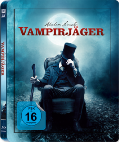ABRAHAM LINCOLN: VAMPIRJÄGER (Blu-ray 3D + Blu-ray Disc) Steelbook