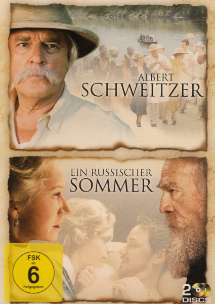 ALBERT SCHWEITZER, Ein Leben für Afrika + EIN RUSSISCHER SOMMER (2 DVDs)