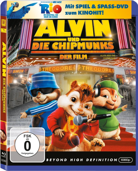 ALVIN UND DIE CHIPMUNKS, Der Film (Blu-ray Disc + RIO Activity-DVD)