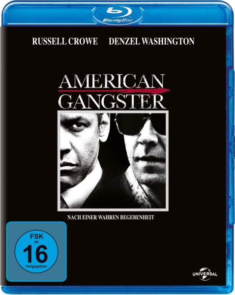 AMERICAN GANGSTER (Russell Crowe, Denzel Washington) Blu-ray Disc
