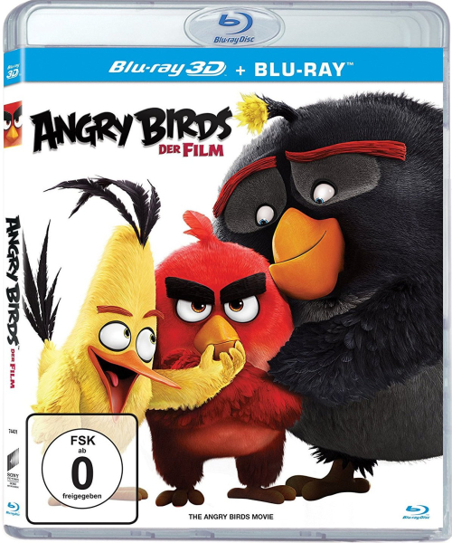 ANGRY BIRDS, Der Film (Blu-ray 3D + Blu-ray Disc)