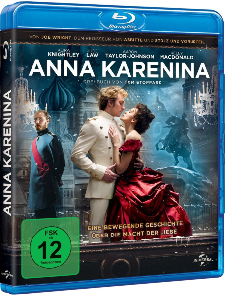 ANNA KARENINA (Keira Knightley, Jude Law) Blu-ray Disc