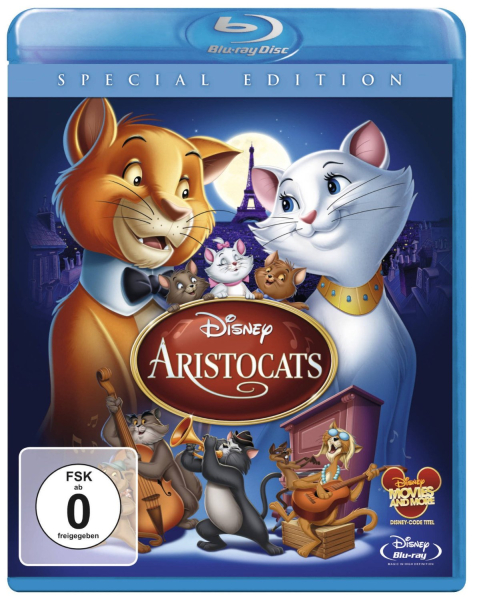ARISTOCATS (Walt Disney, Special Edition) Blu-ray Disc