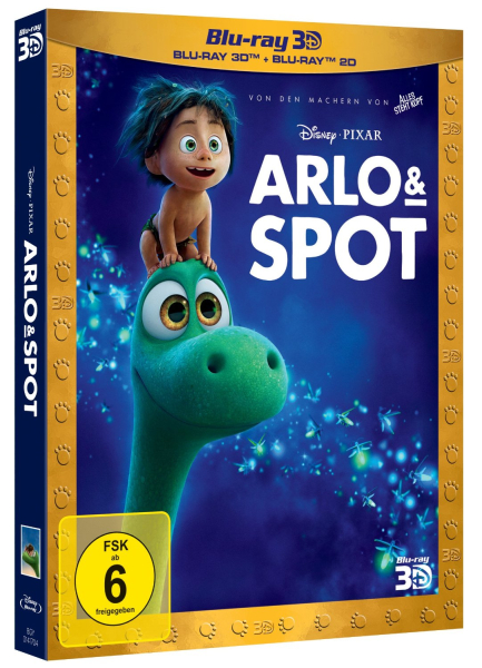 ARLO & SPOT (Walt Disney) Blu-ray 3D + Blu-ray Disc, Schuber