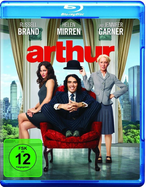 ARTHUR (Russell Brand, Helen Mirren, Jennifer Garner) Blu-ray Disc