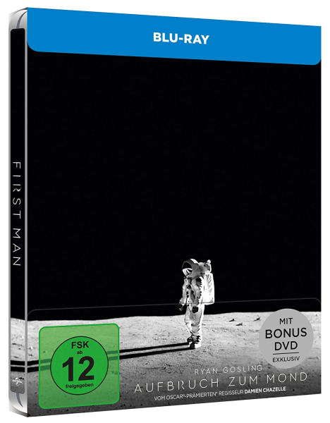 AUFBRUCH ZUM MOND (Ryan Gosling) Blu-ray Disc, Steelbook