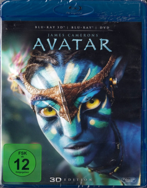 AVATAR, Aufbruch nach Pandora (Blu-ray 3D + Blu-ray Disc + DVD)