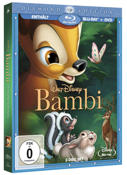 BAMBI, Diamond Edition (Walt Disney) Blu-ray Disc + DVD