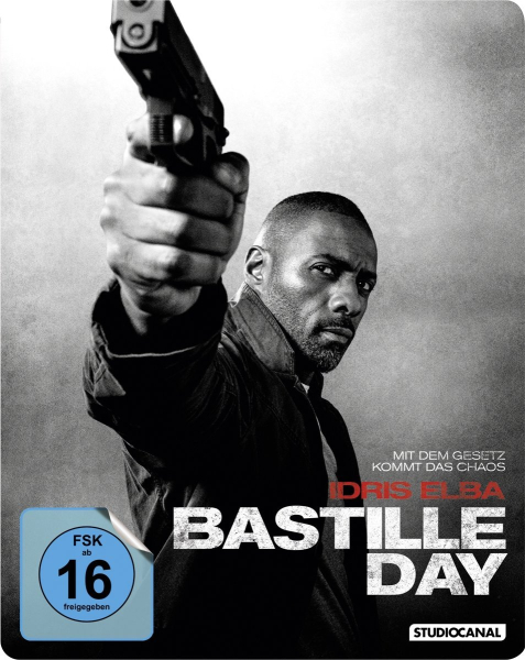 BASTILLE DAY (Idris Elba) Blu-ray Disc, Steelbook