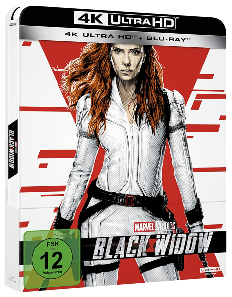 BLACK WIDOW (Scarlett Johansson) 4K Ultra HD + Blu-ray Disc, Steelbook
