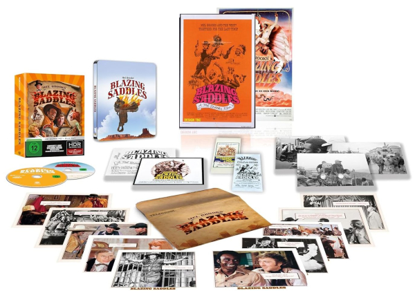 BLAZING SADDLES (Mel Brooks) 4K Ultra HD + Blu-ray Disc, Steelbook