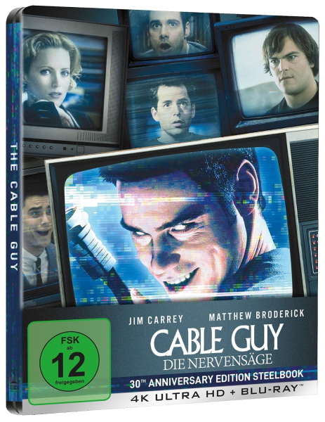 CABLE GUY, Die Nervensäge (Jim Carrey) 4K UHD + Blu-ray Disc, Steelbook