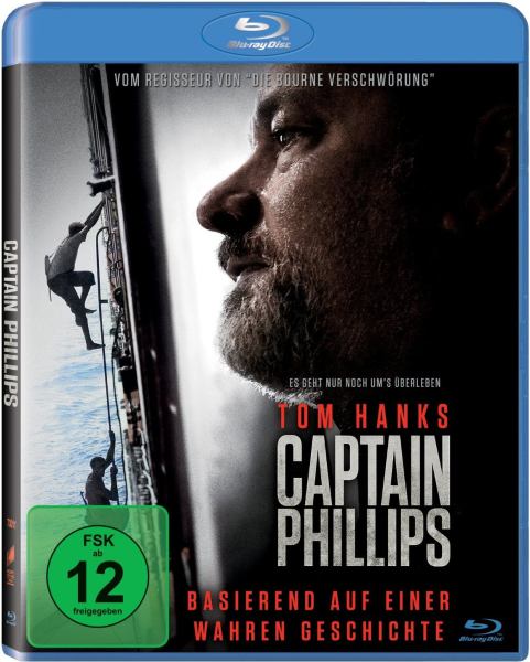 CAPTAIN PHILLIPS (Tom Hanks, Barkhad Abdi) Blu-ray Disc