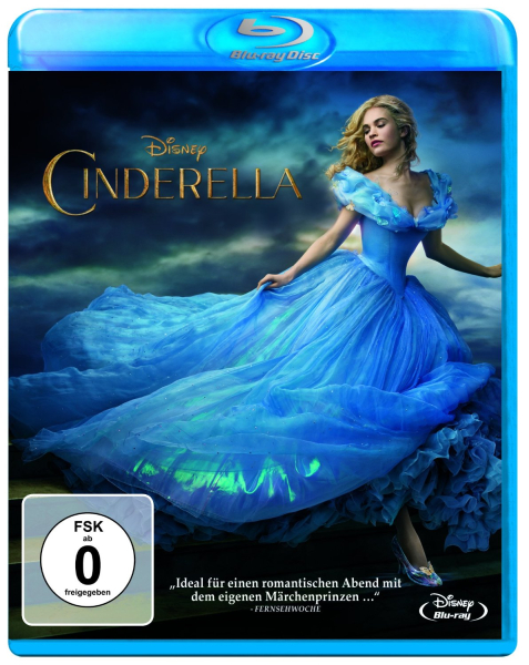 CINDERELLA (Cate Blanchett, Lilly James) Blu-ray Disc
