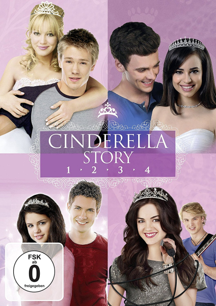 CINDERELLA STORY 1-4 (Hilary Duff, Selena Gomez) 4 DVDs