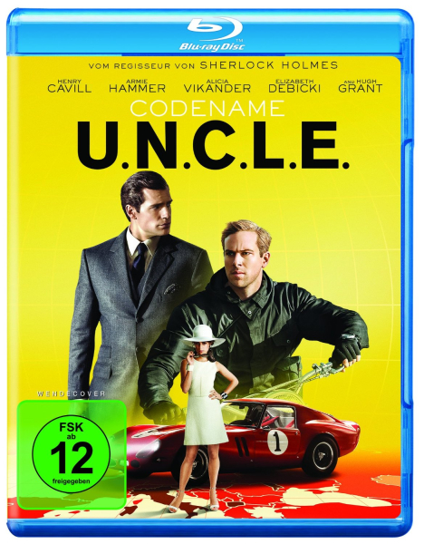 CODENAME U.N.C.L.E. (Henry Cavill, Armie Hammer) Blu-ray Disc