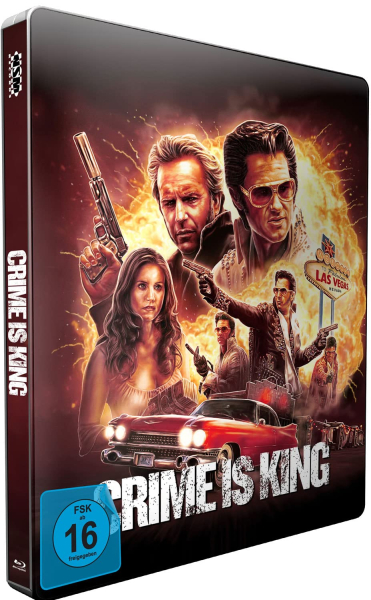 CRIME IS KING (Kurt Russell, Kevin Costner) Blu-ray Disc, Steelbook