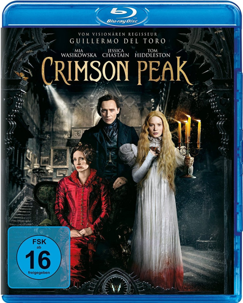 CRIMSON PEAK (Mia Wasikowska, Jessica Chastain) Blu-ray Disc