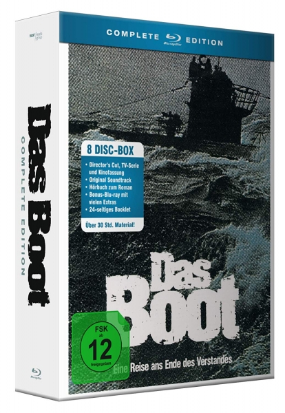 DAS BOOT, Complete Edition (5 Blu-ray Discs + 3 CDs + Booklet)