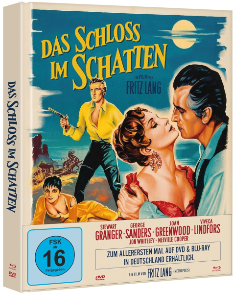 DAS SCHLOSS IM SCHATTEN (Stewart Granger) Blu-ray Disc + DVD, Mediabook