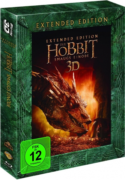 DER HOBBIT: SMAUG'S EINÖDE, Extended Edition (2 x Blu-ray 3D+ 3 Blu-ray Discs)