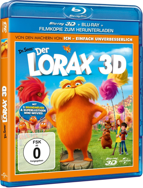 DER LORAX (Blu-ray 3D + Blu-ray Disc)