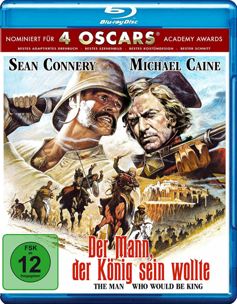 DER MANN, DER KÖNIG SEIN WOLLTE (Sean Connery, Michael Caine) Blu-ray Disc