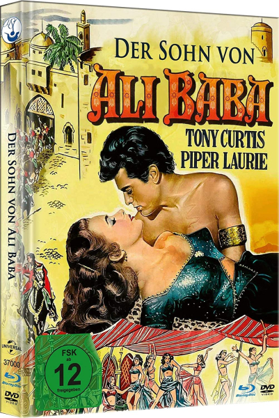 DER SOHN VON ALI BABA (Tony Curtis) Blu-ray Disc + DVD, Mediabook