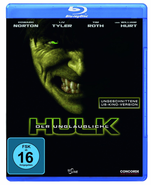 DER UNGLAUBLICHE HULK (Edward Norton) Blu-ray Disc